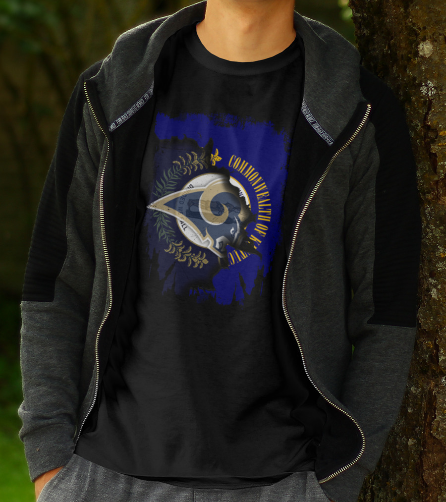 Commonwealth Of Kentucky Rams United Emblem T-Shirt