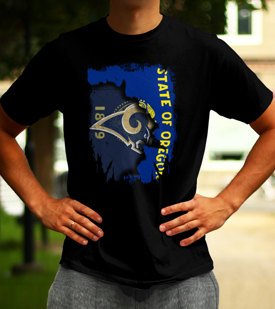 State Of Oregon 1890 Rams T-Shirt
