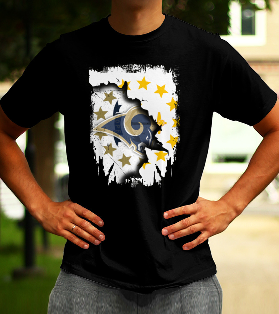 Together Rhode Island Rams Starburst Emblem T-Shirt