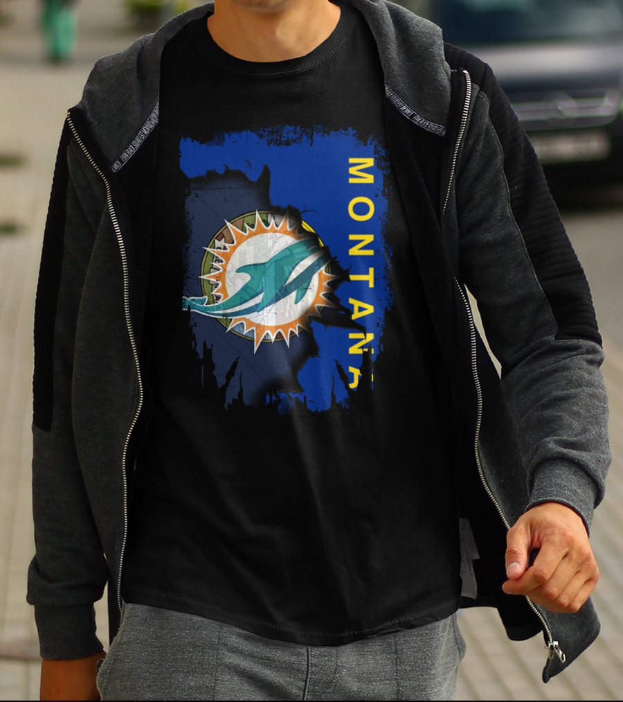 Montana Dolphins Fusion T-Shirt