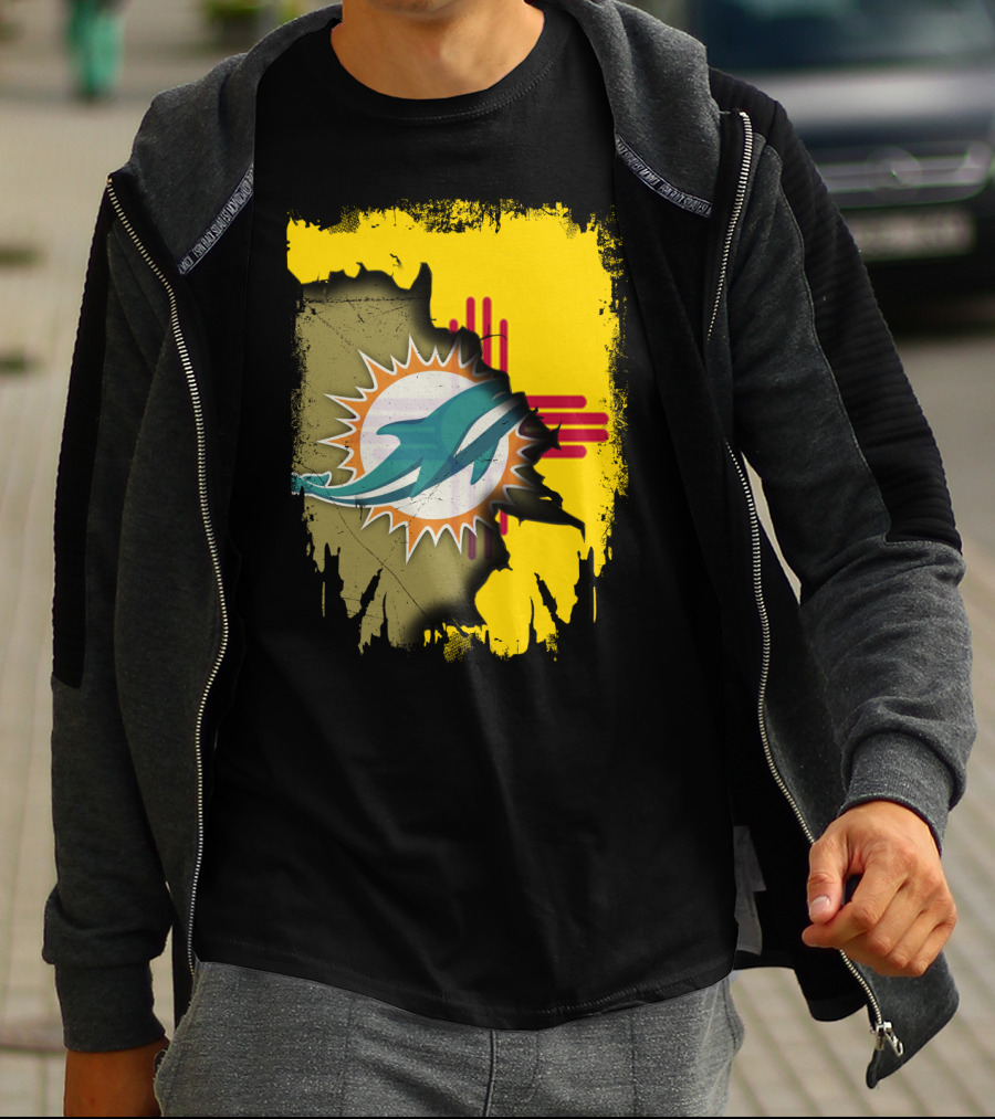 Together New Mexico Dolphins Miami Football Zia T-Shirt