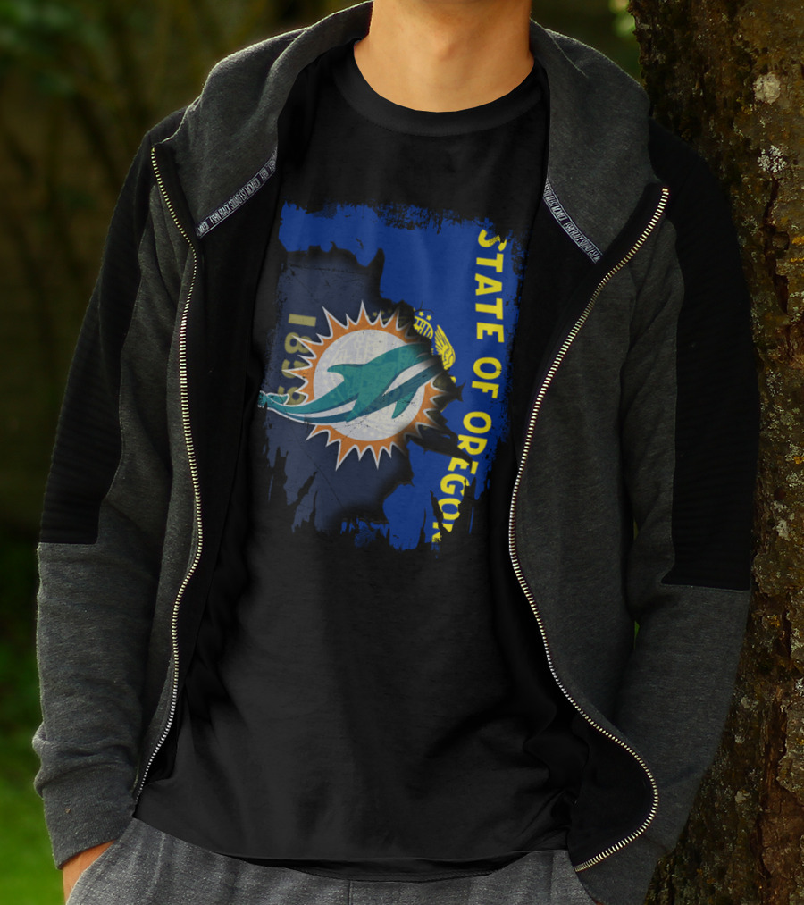 State Of Oregon Dolphins 1961 T-Shirt