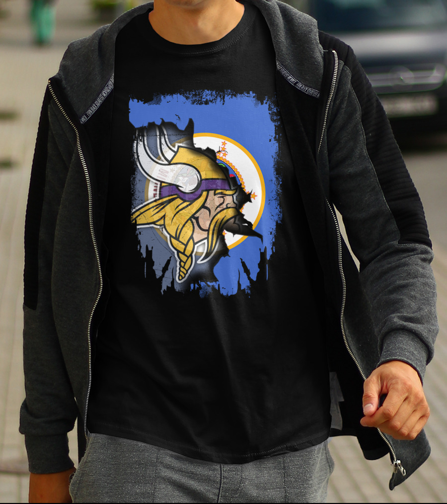 Together Minnesota Pride Vikings NFL Football T-Shirt