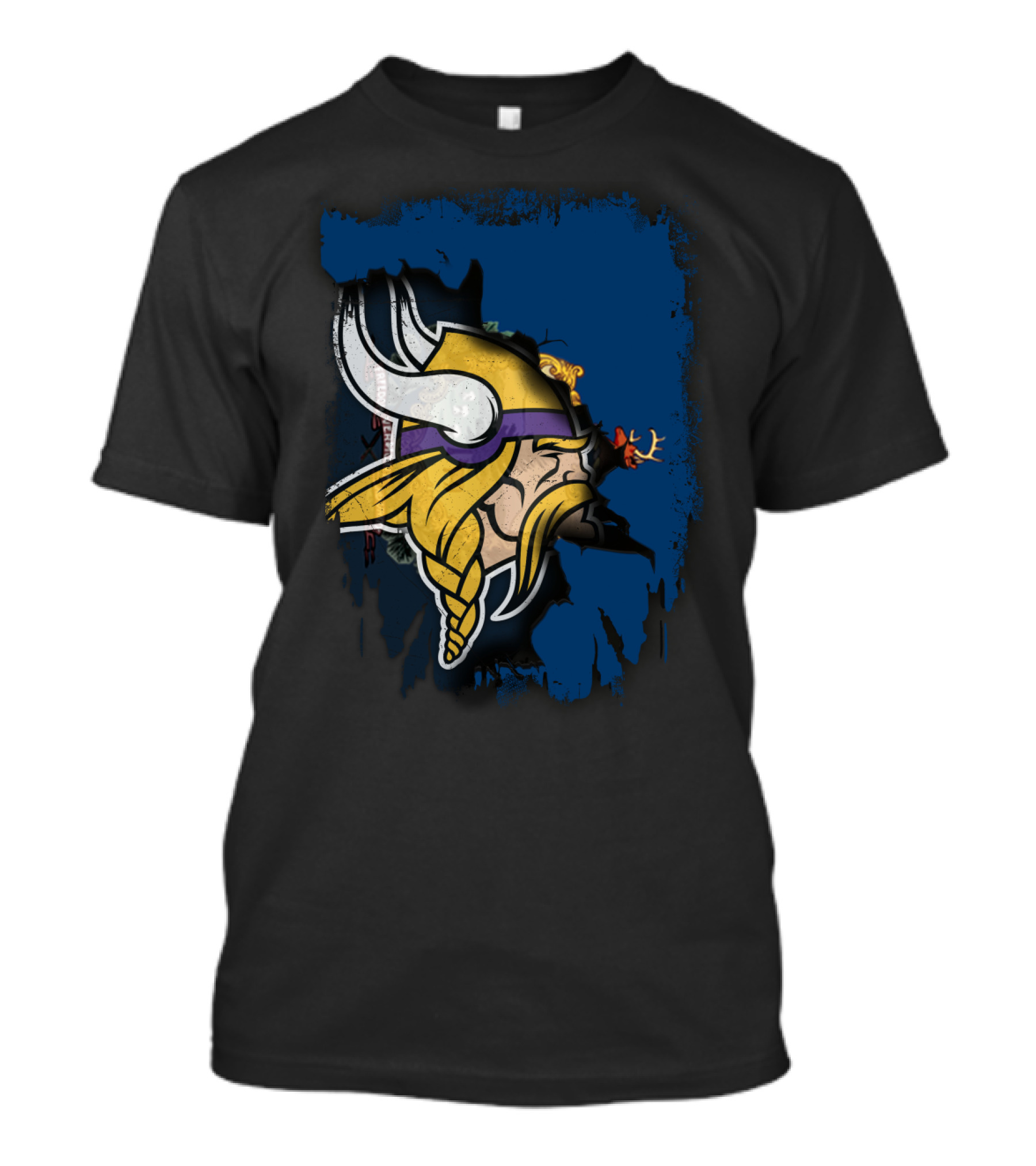 Vermont Vikings Heads Together Nordic Warrior T-Shirt