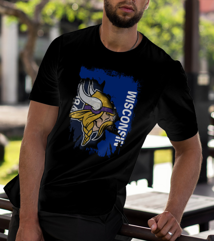 Together Wisconsin Vikings Team Spirit T-Shirt