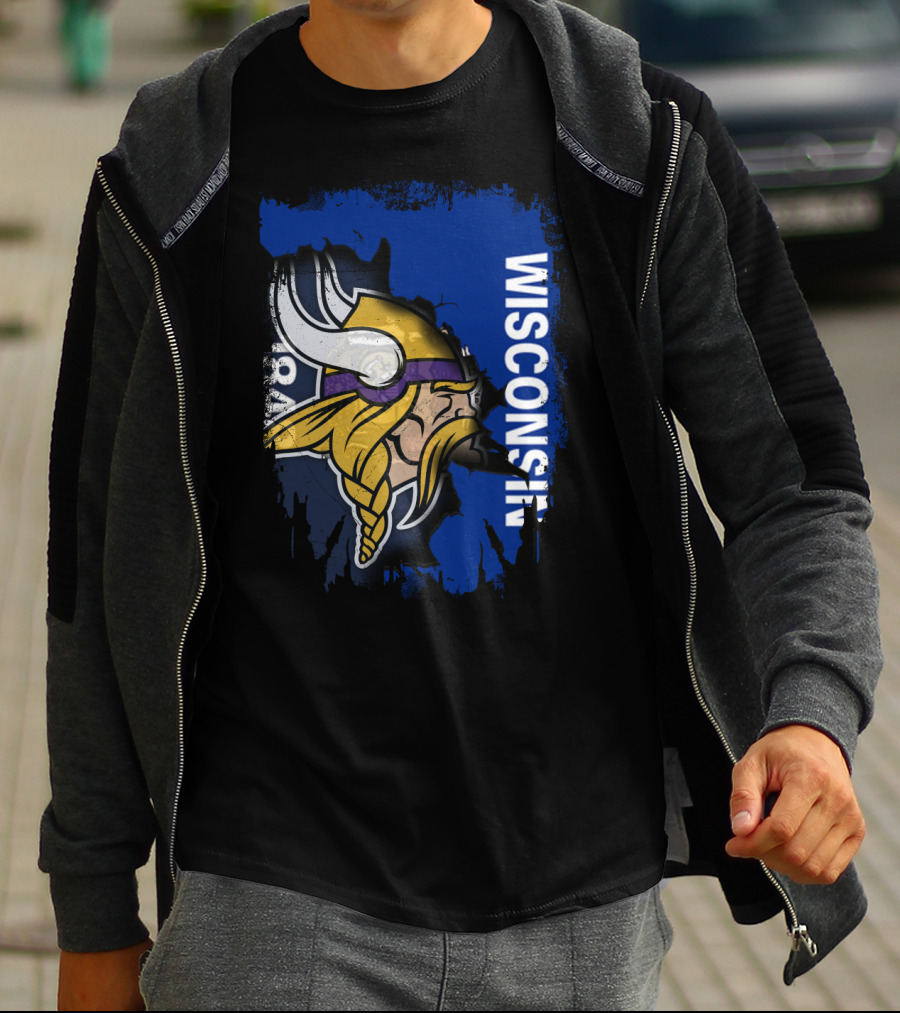 Together Wisconsin Vikings Team Spirit T-Shirt