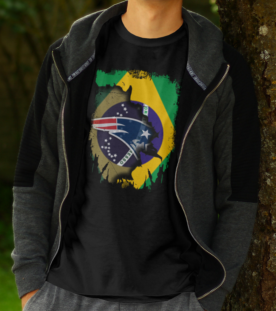 Together Brazil Patriots Flag Fusion T-Shirt