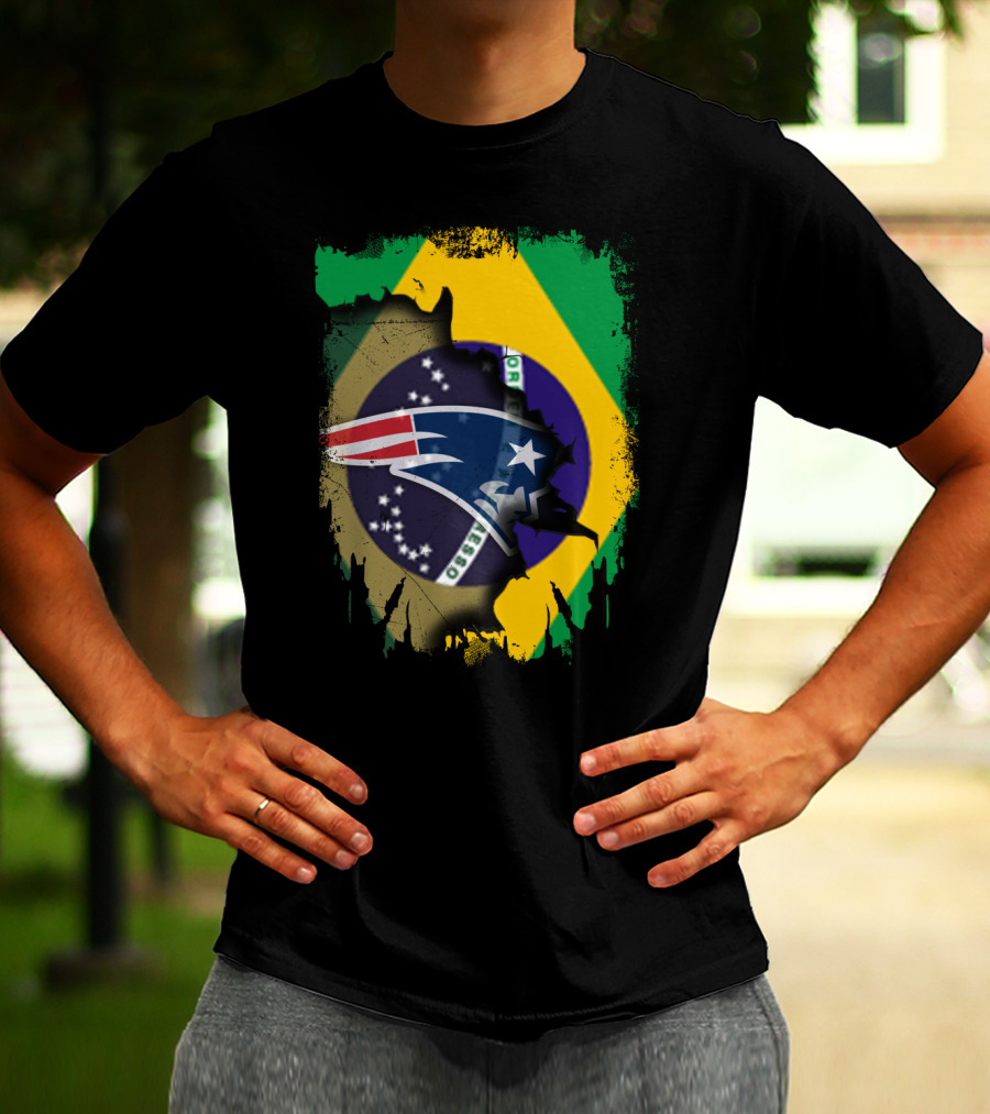 Together Brazil Patriots Flag Fusion T-Shirt