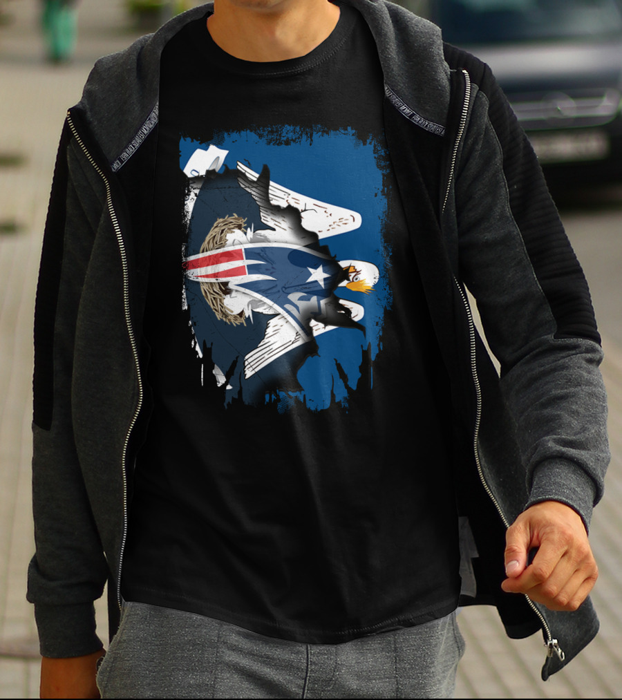 Together Louisiana With Patriots Eagle Fusion T-Shirt