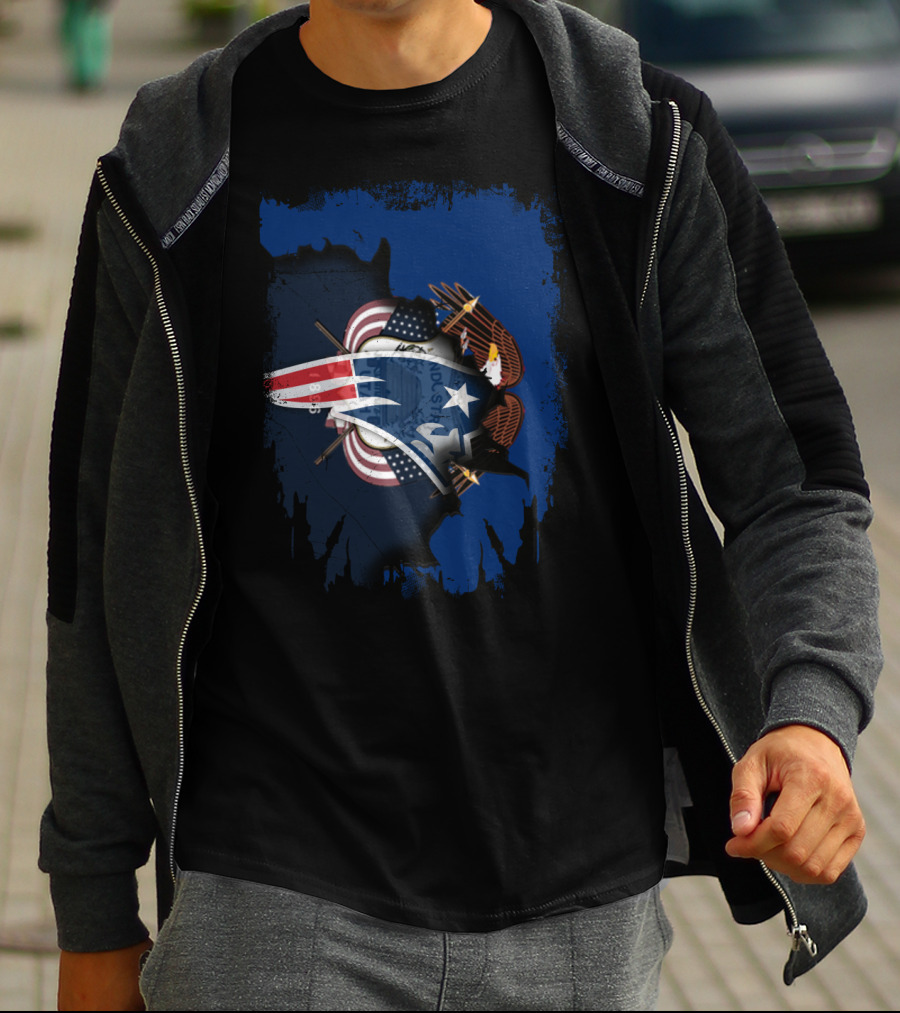 Patriotic Together Utah With American Flags And Eagle T-Shirt