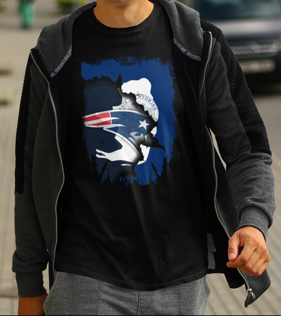 Together Wyoming Patriots Seal And Logo Fusion T-Shirt