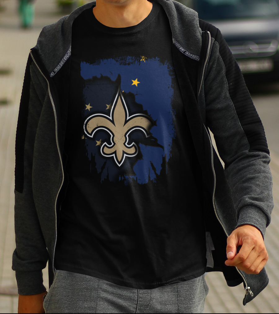 Together Alaska With Fleur-de-Lis Stars T-Shirt