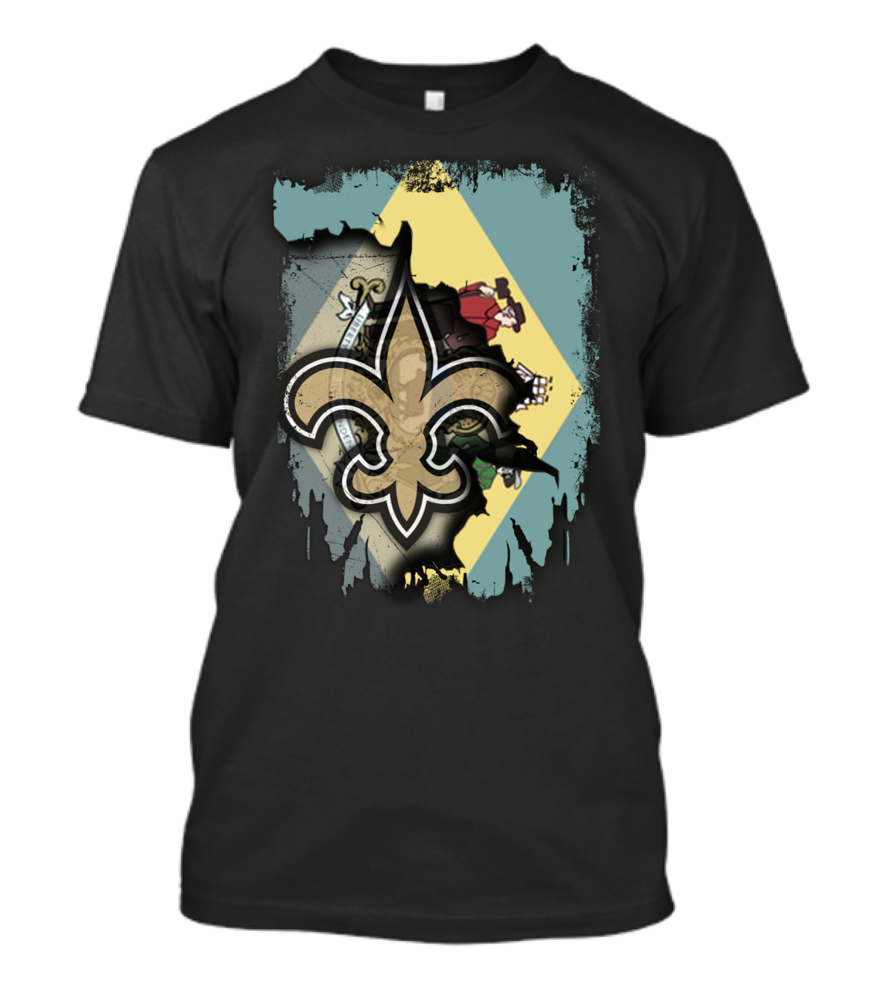 Delaware And Saints Fleur-de-Lis United Collaboration T-Shirt