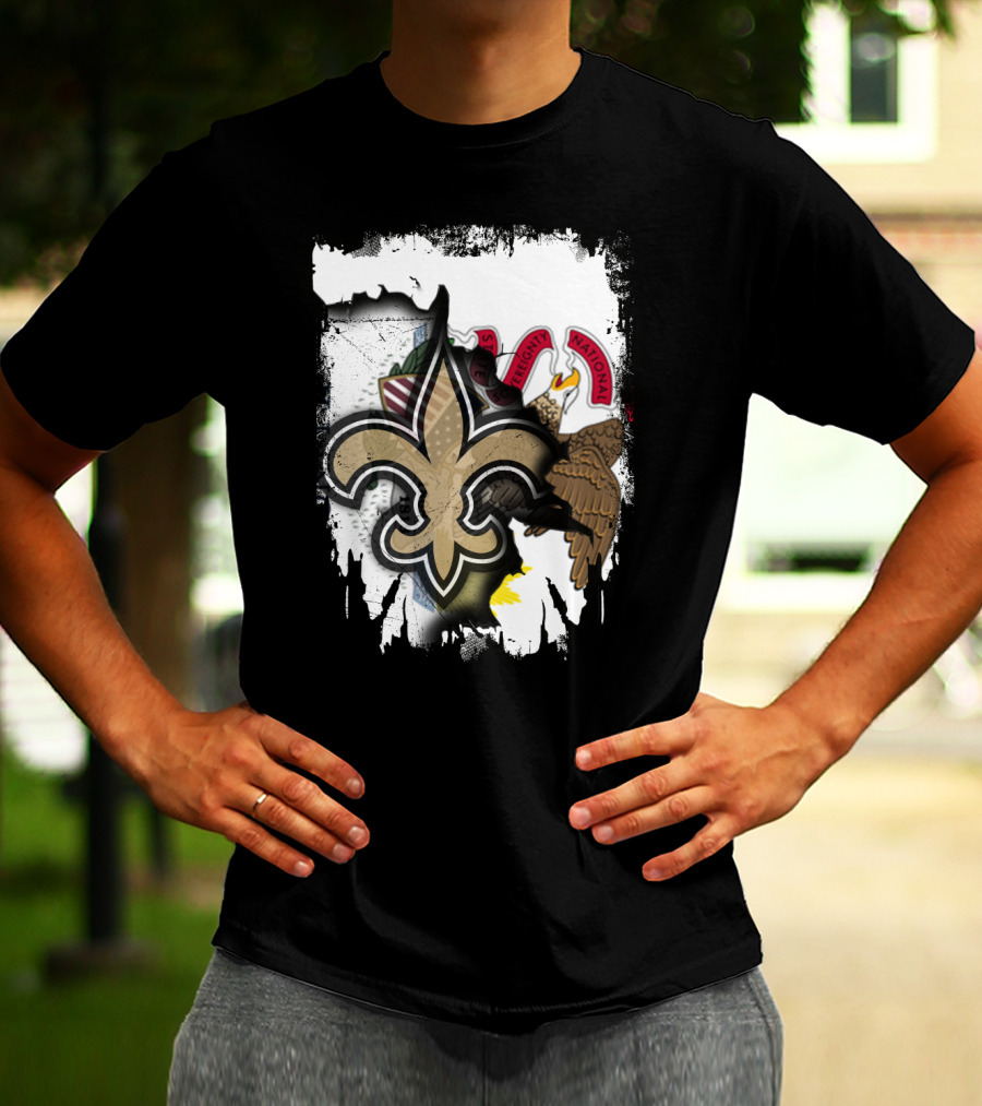 Illinois Together Fleur-de-Lis Saints T-Shirt