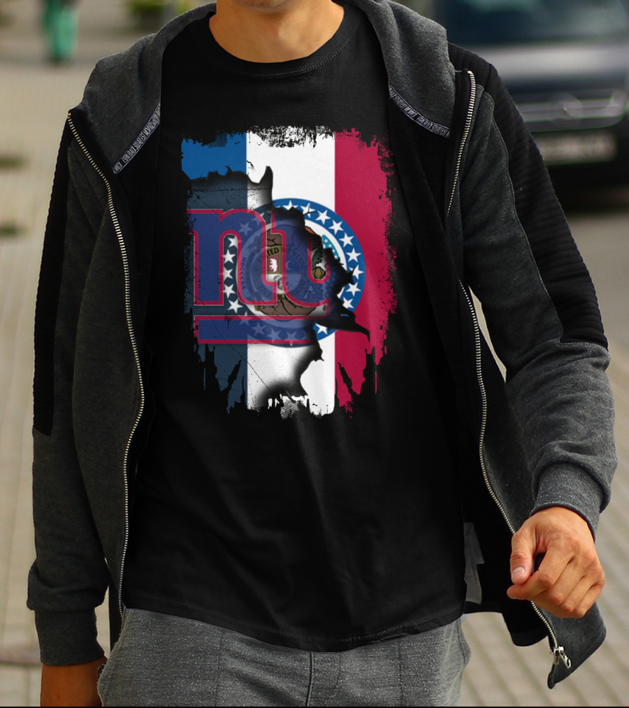 Missouri Pride With New York Giants Fan Unity T-Shirt