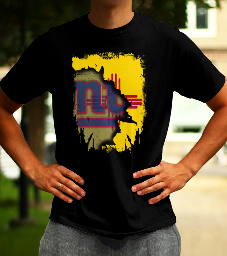 New Mexico Together With Giants Zia Symbol And Vintage NY Giants T-Shirt