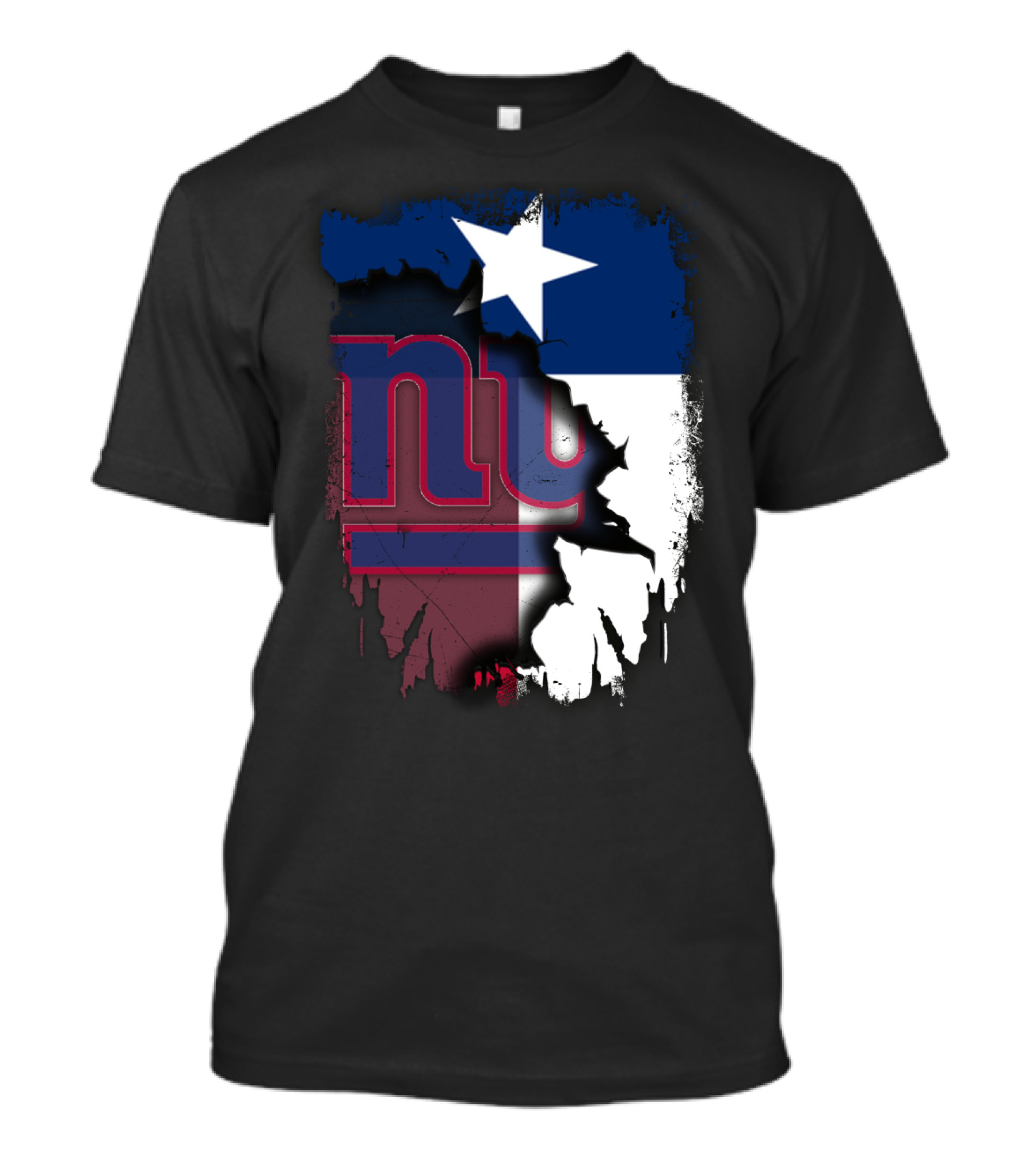 Together Texas Star With New York Giants T-Shirt