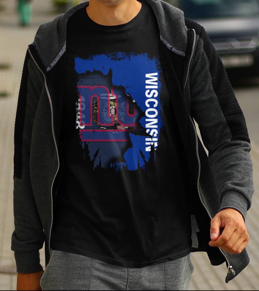 Wisconsin United With Giants T-Shirt