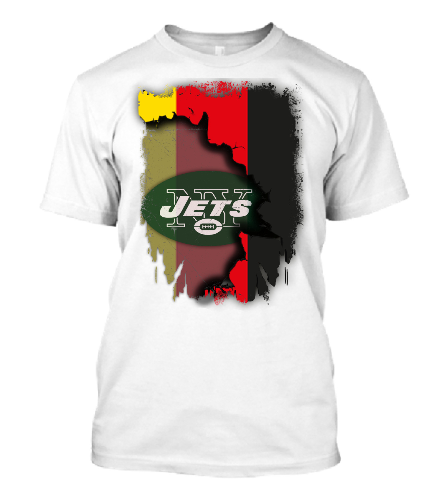 Germany Flag With New York Jets T-Shirt
