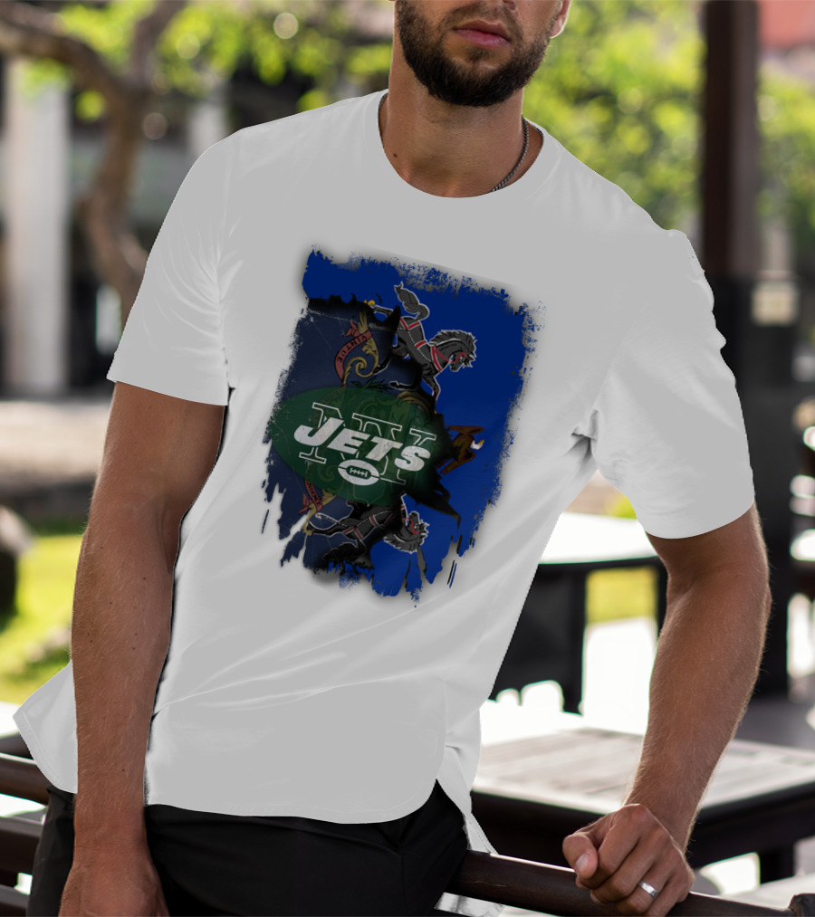 Jets Together Pennsylvania Crest Lions T-Shirt