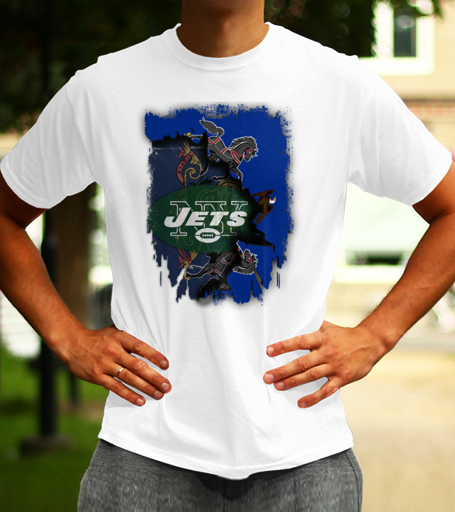 Jets Together Pennsylvania Crest Lions T-Shirt