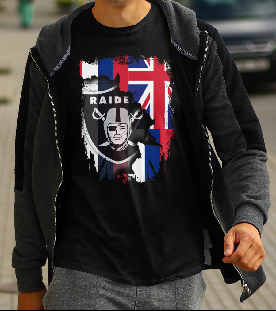 Together Raiders Hawaii Union Flag Fusion T-Shirt