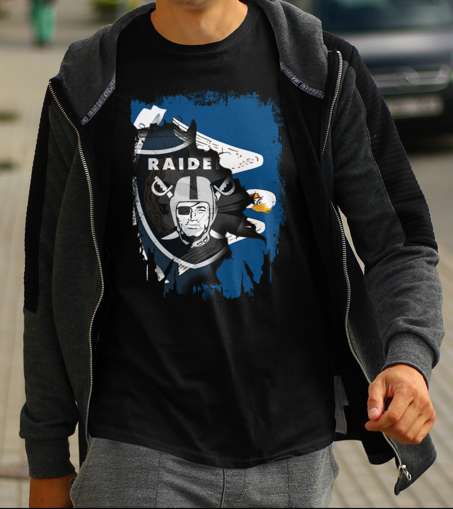 Together Louisiana Raiders Eagle Fusion T-Shirt