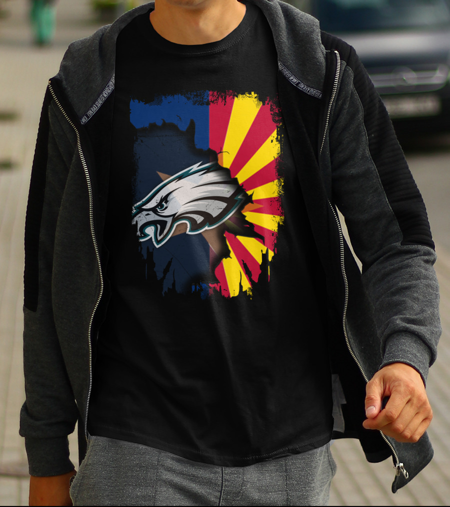 Arizona Eagles Unity Flag Emblem T-Shirt