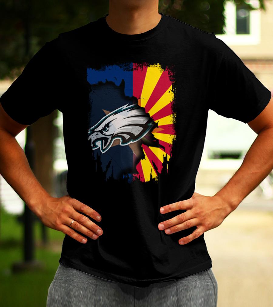 Arizona Eagles Unity Flag Emblem T-Shirt