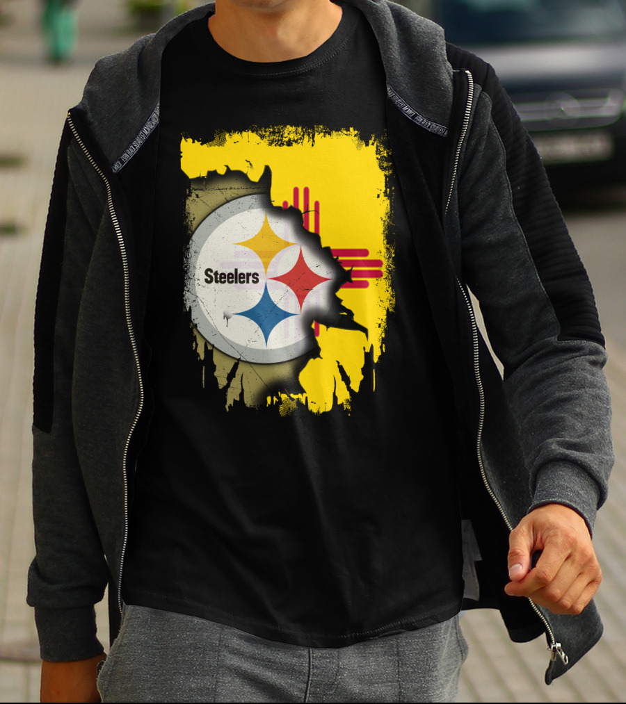 Steelers New Mexico Zia Symbol Fusion T-Shirt