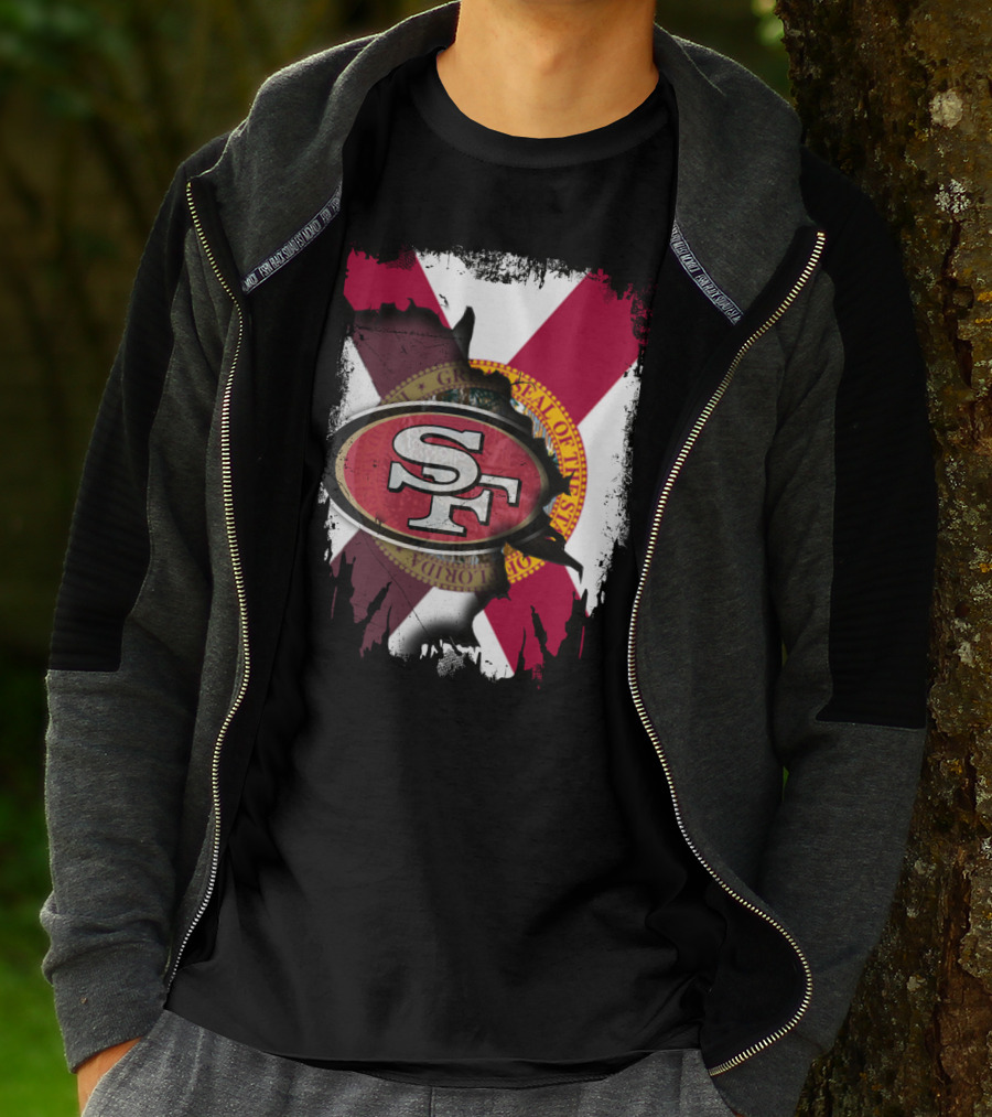 Florida Flag Together With San Francisco 49ers T-Shirt