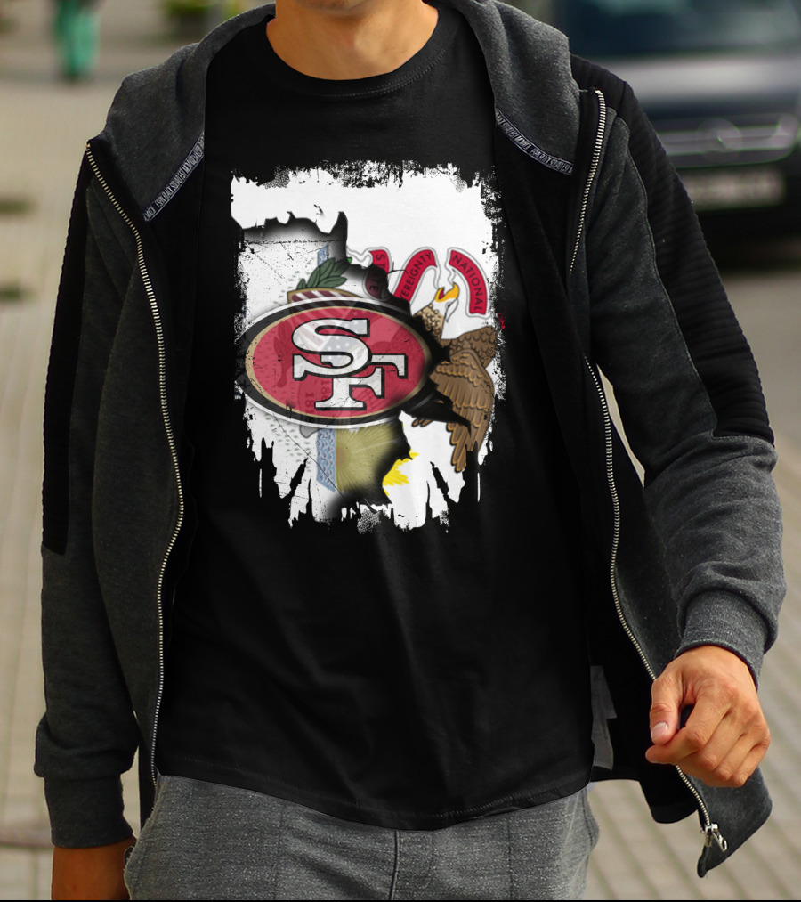 San Francisco 49ers Illinois State Pride Unity T-Shirt