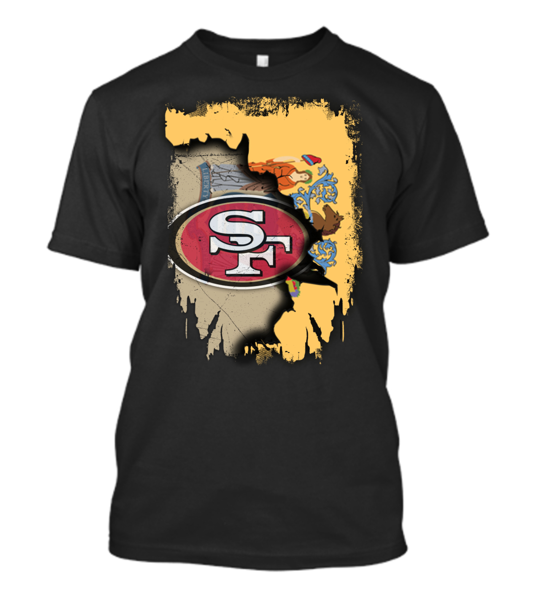 Together New Jersey San Francisco 49ers Fan Loyalty T-Shirt