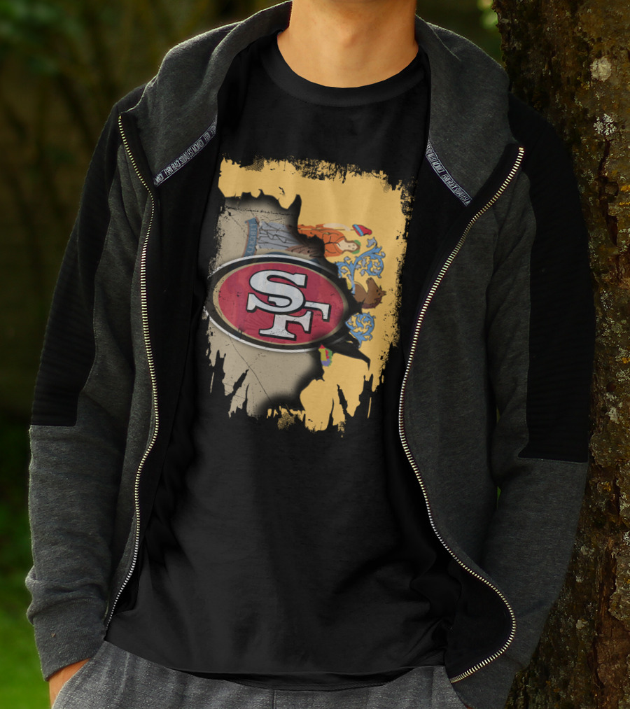 Together New Jersey San Francisco 49ers Fan Loyalty T-Shirt