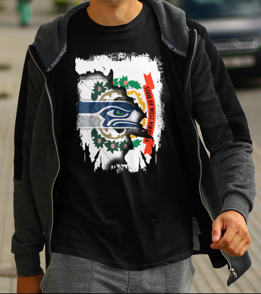 West Virginia Heritage Meets Seahawks Passion T-Shirt