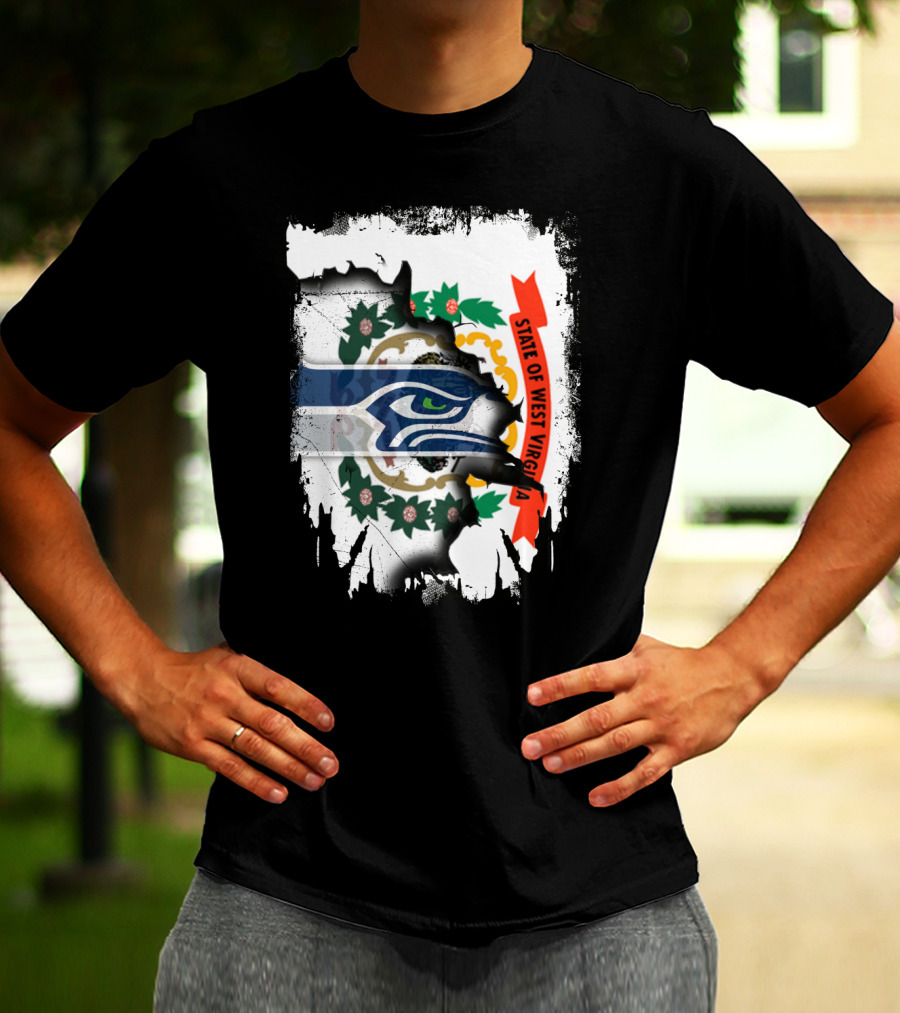 West Virginia Heritage Meets Seahawks Passion T-Shirt