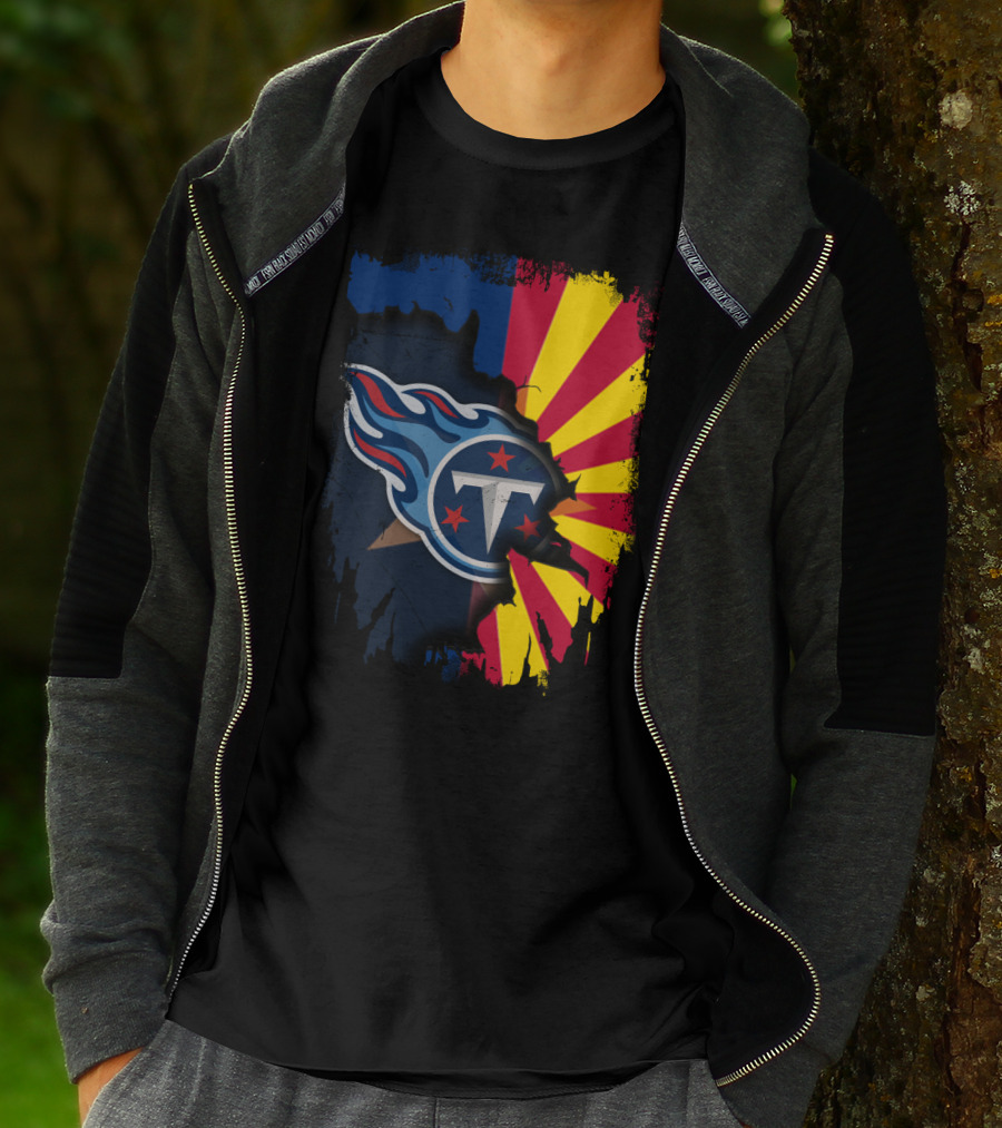 Arizona Tennessee Titans United Together T-Shirt