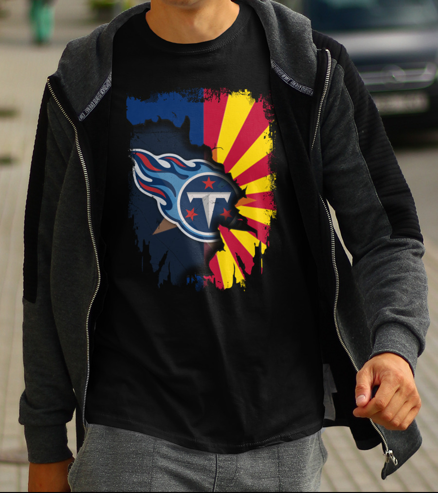 Arizona Tennessee Titans United Together T-Shirt