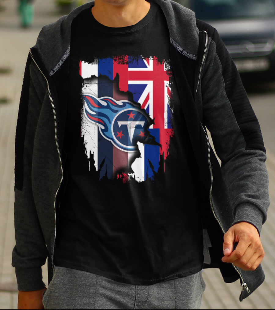 Together Hawaii Titans Flag Fusion T-Shirt