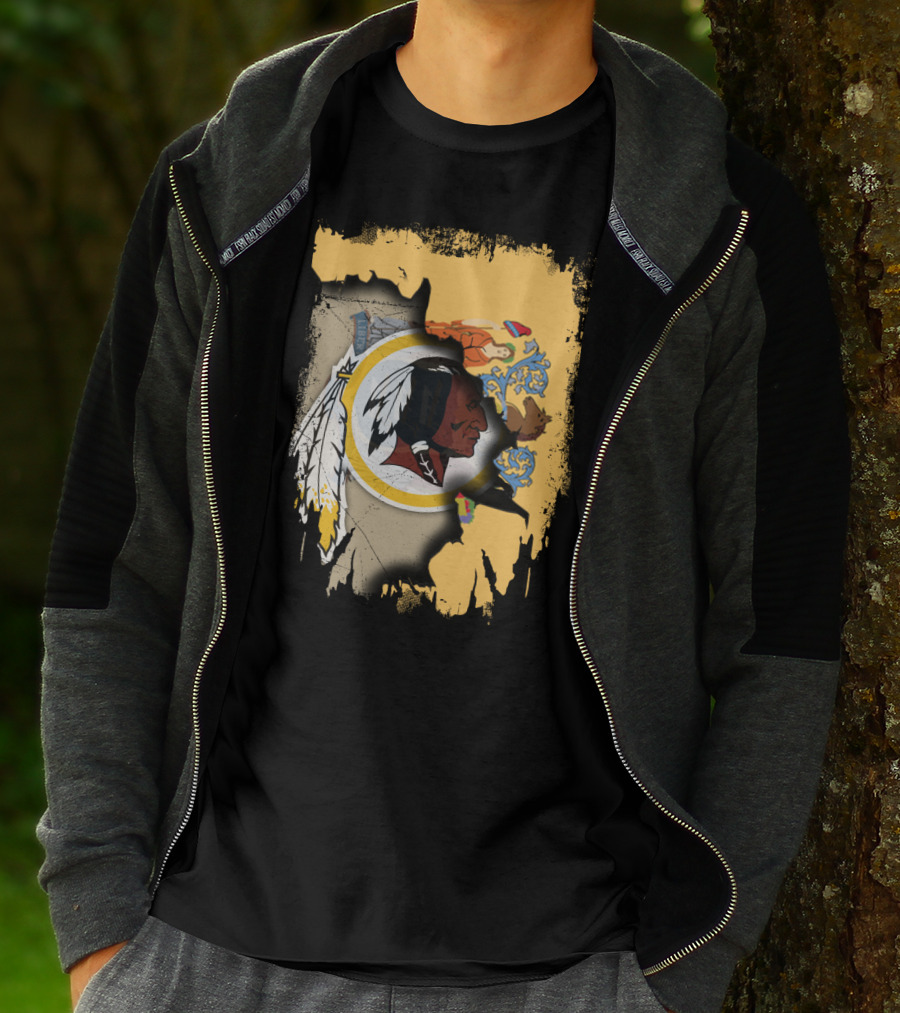 New Jersey And Redskins Unity Collaboration T-Shirt