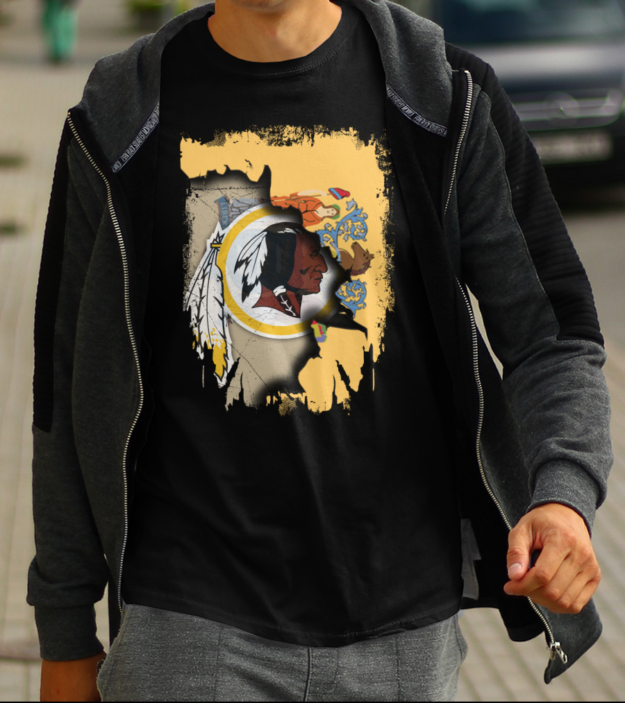 New Jersey And Redskins Unity Collaboration T-Shirt