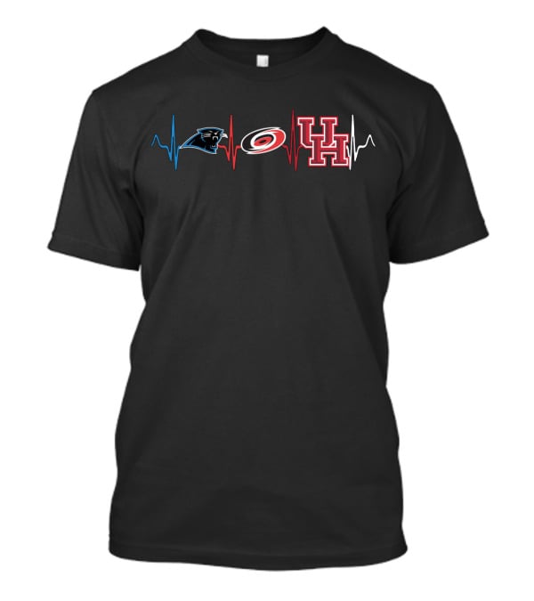 Panthers Hurricanes Uh Heartbeat T-Shirt