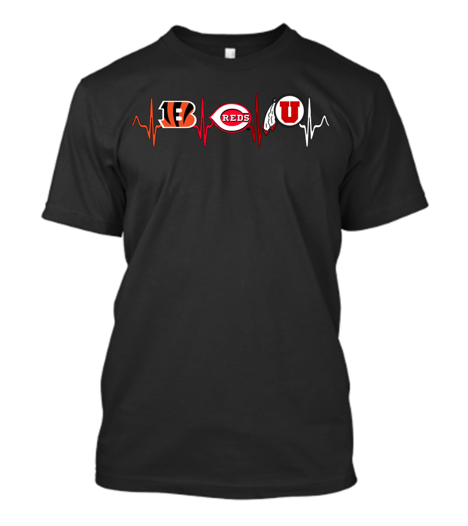 Love Bengals Reds Uu Icons T-Shirt