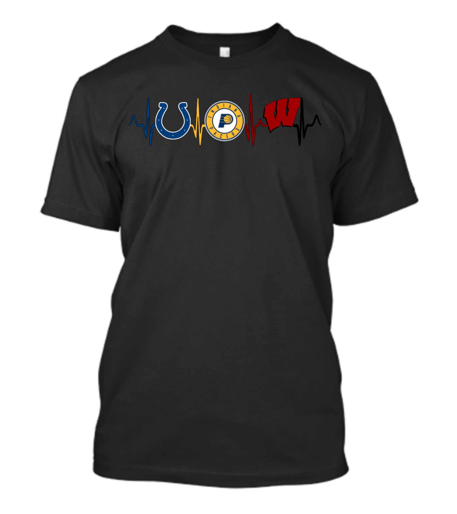 Love Colts Pacers Wisconsin Sports Fans T-Shirt