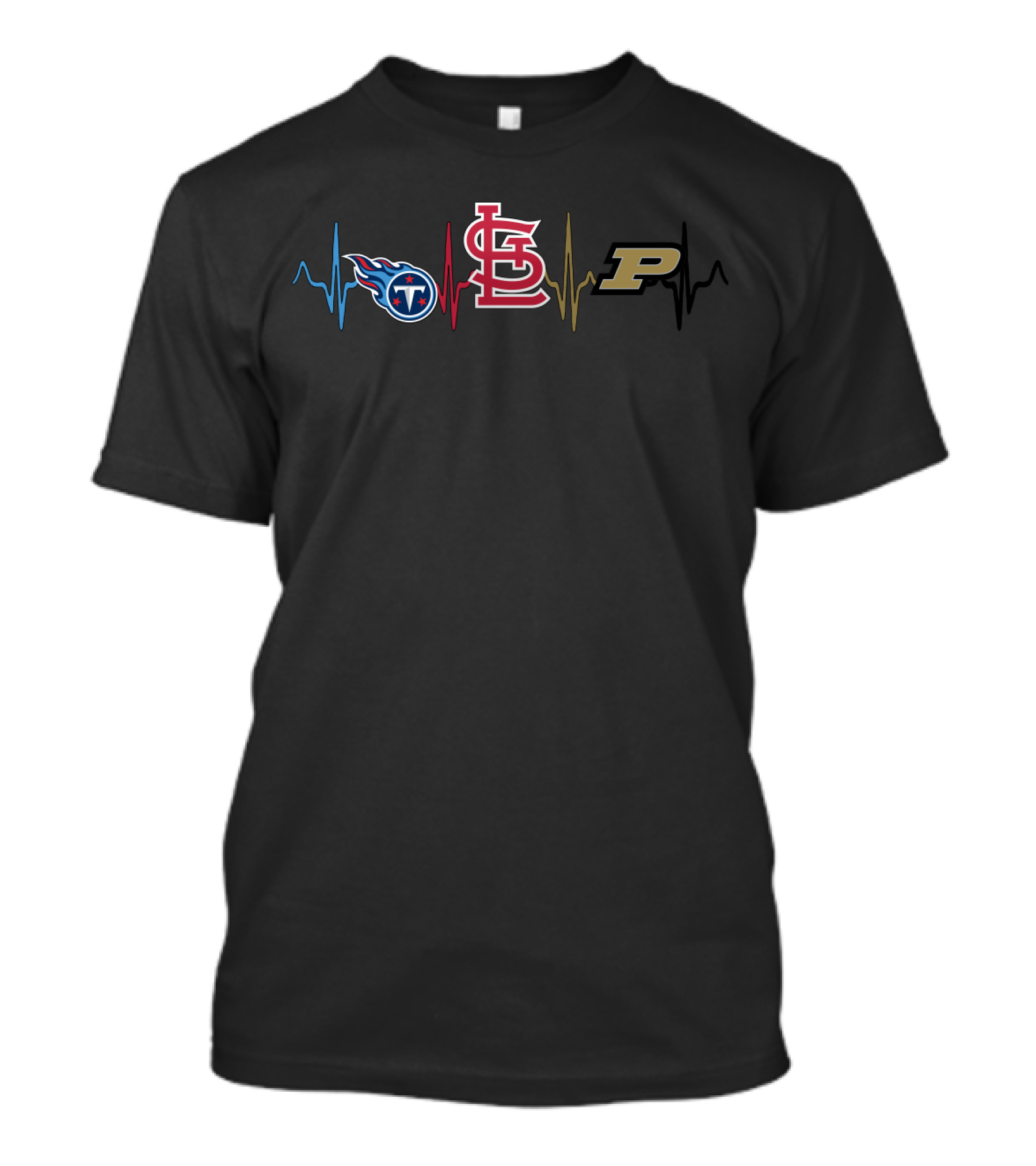 Love Tennessee Titans St. Louis Cardinals Purdue Boilermakers T-Shirt