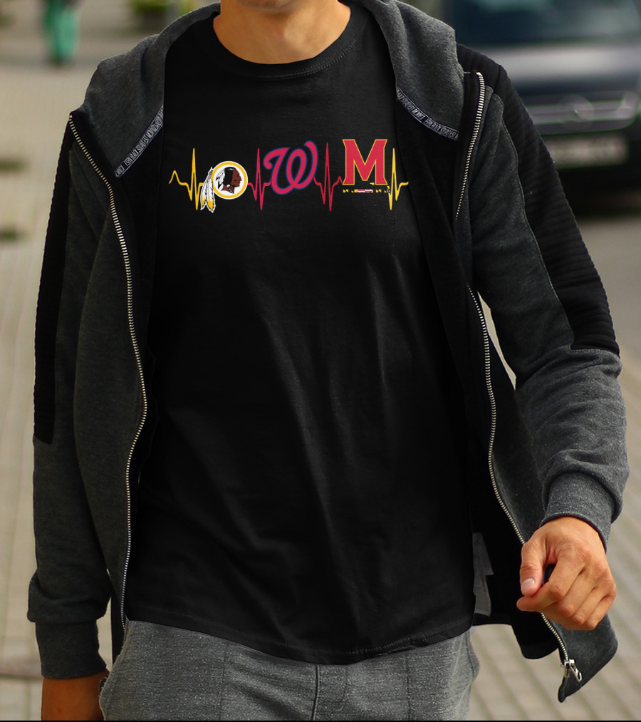 Redskins Nationals Mt Heartbeat T-Shirt