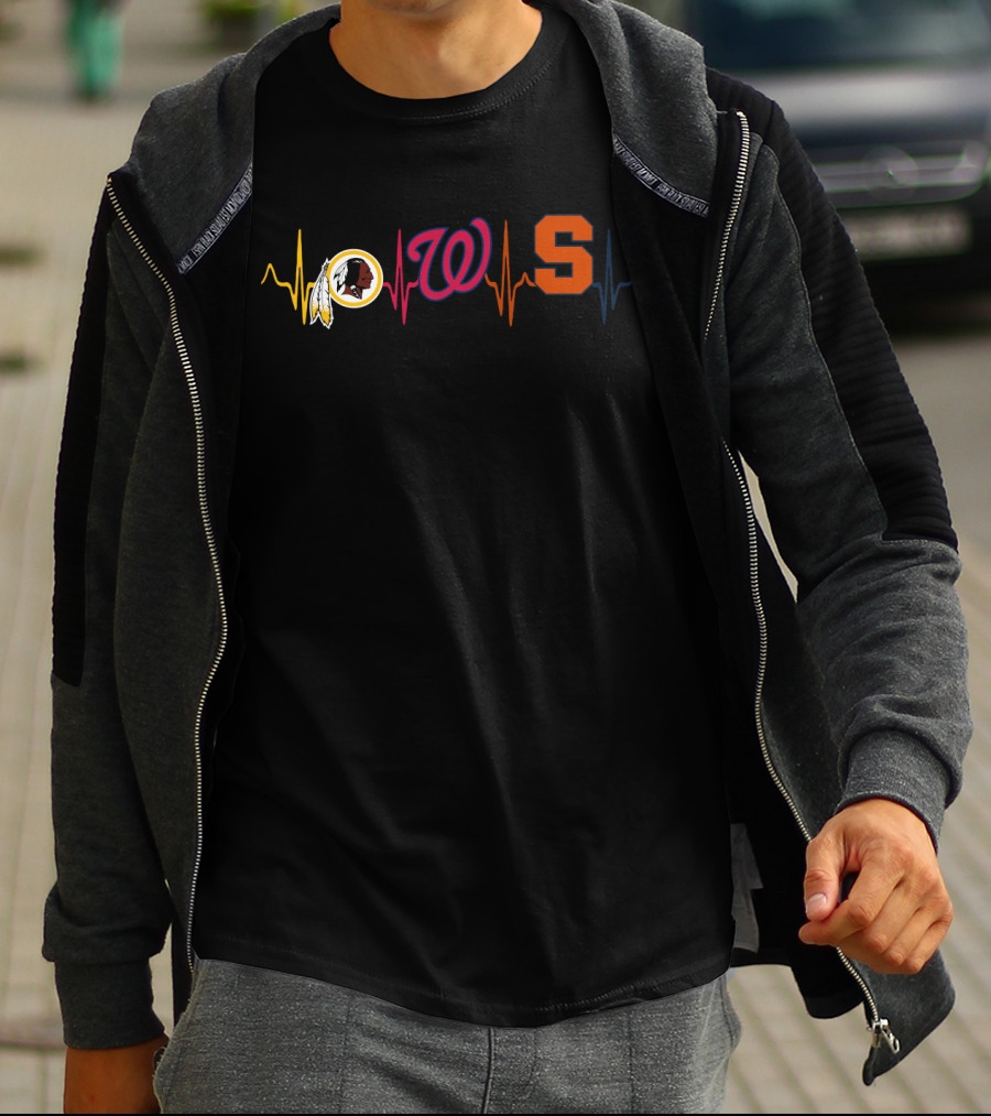 Redskins Nationals Syracuse Heartbeat T-Shirt