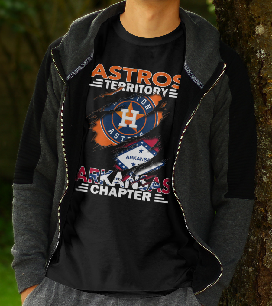 Astros Territory Houston Logo Arkansas Chapter T-Shirt
