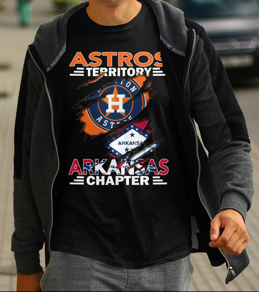 Astros Territory Houston Logo Arkansas Chapter T-Shirt