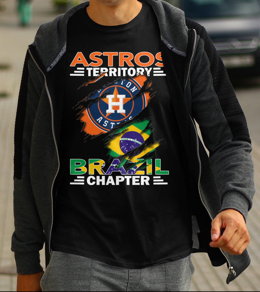 Houston Astros Territory Brazil Chapter Fan T-Shirt